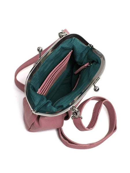 Ravenna Bag in Green Spruce, Millenium Pink and Red