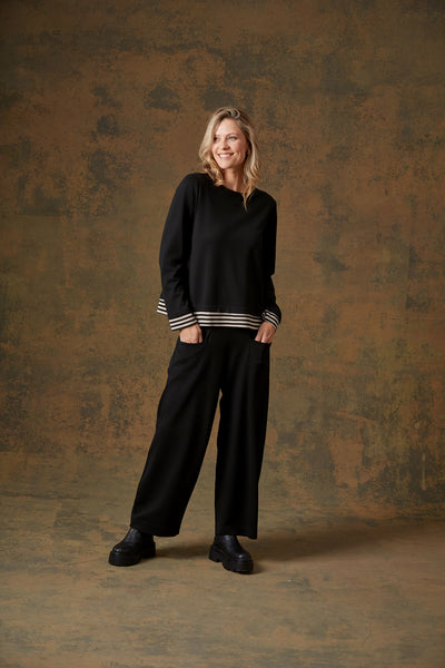 Bubble Trouser in Black