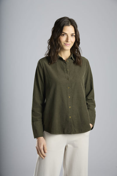 Needlecord Shirt Khaki