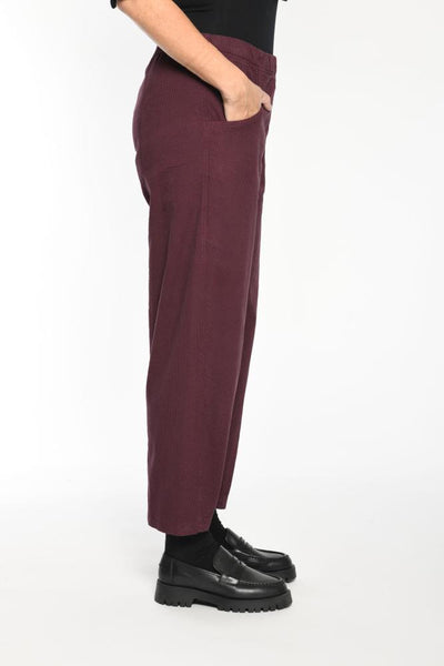 Trousers in Dark Olive Check