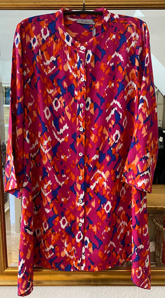 Panama Shirt Paradise Print Multi