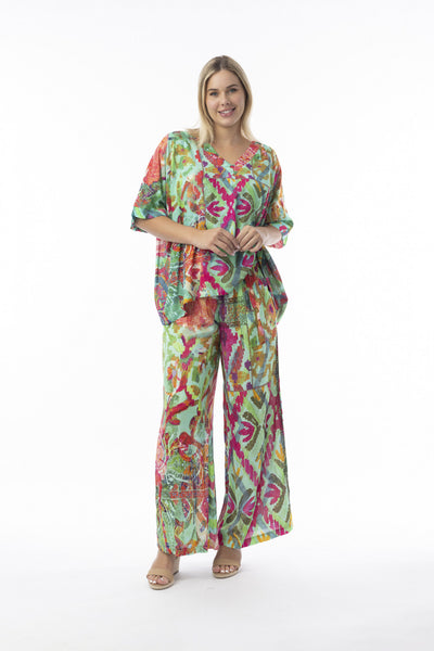 Digital Print Trousers in Crafty