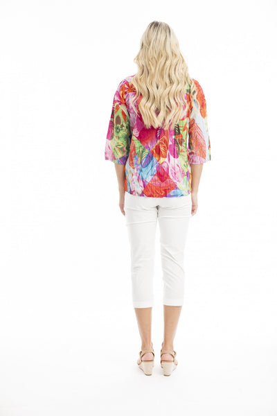 Jozani Top Frill Neckline