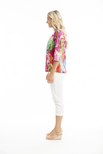 Jozani Top Frill Neckline