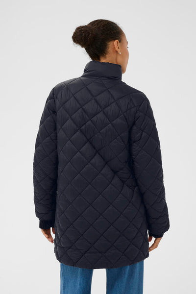 Olilas Coat in Dark Navy