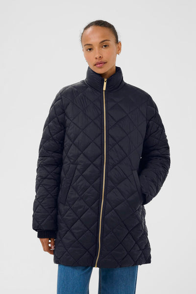 Olilas Coat in Dark Navy