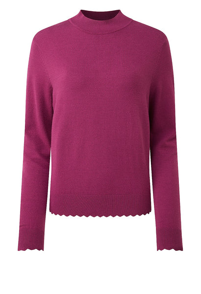 Chelsea Jumper Eco Cosy Knit in Plum
