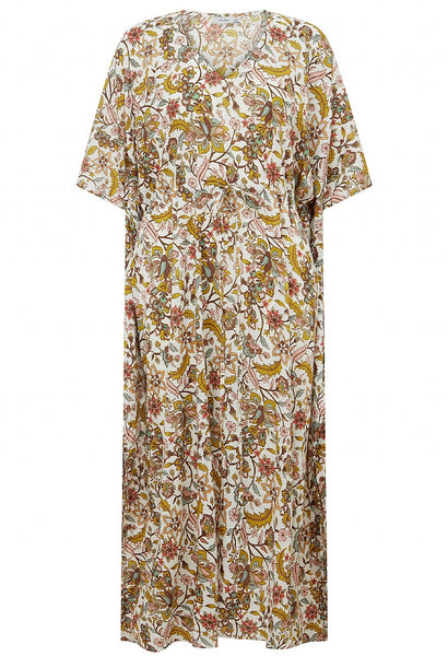 Penny Kaftan Dress Damsk Print Multi