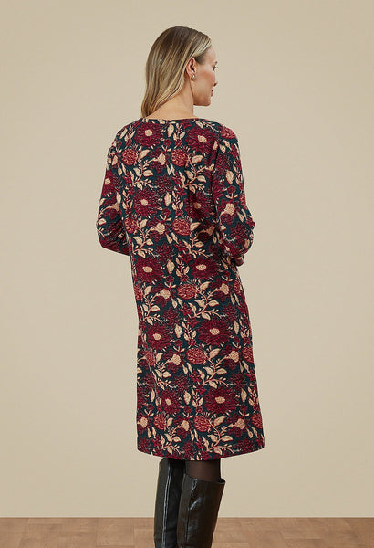Narita Dress Winter Garden Shaded Spruce
