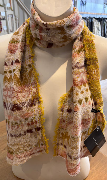 Japanese Pure Cotton Scarf in Baby Pink