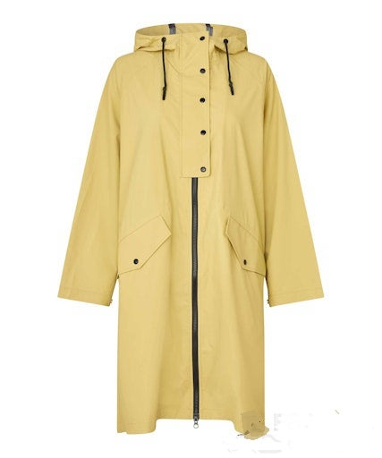 MaTheia Raincoat in Golden Green