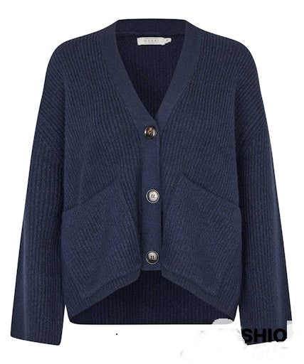 MaLexie Cardi in Navy Blazer