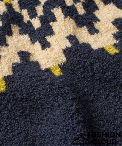 MaFatima Icelandic Jumper in Navy Blazer