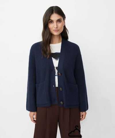 MaLexie Cardi in Navy Blazer