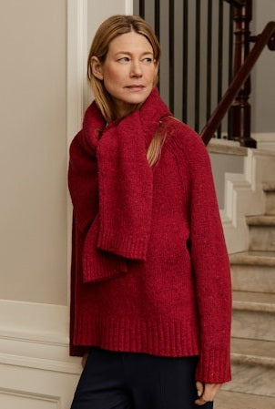 MaFenoria Jumper in Red Dahlia