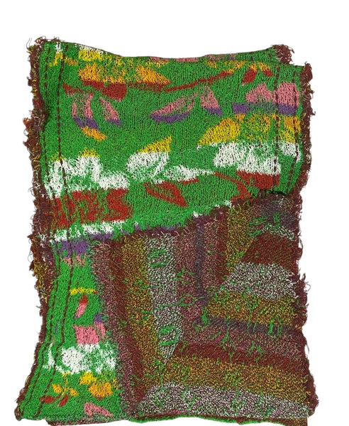 Japanese Pure Cotton Scarf in Green