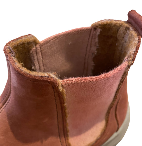 Nubuck Chelsea Boot in Brown