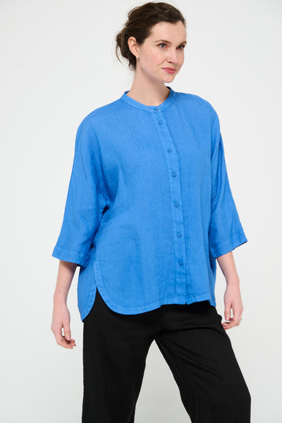 Auguste Shirt in Sapphire
