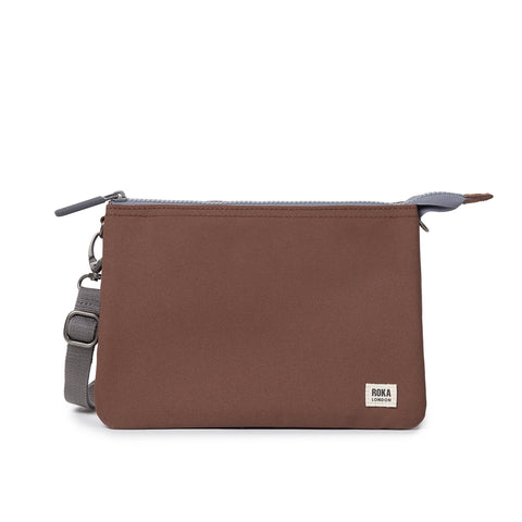 Carnaby Canvas XL Crossbody in Black and Coco