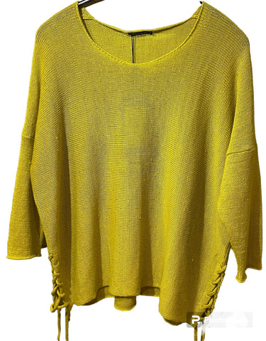 Yellow Linen Knit