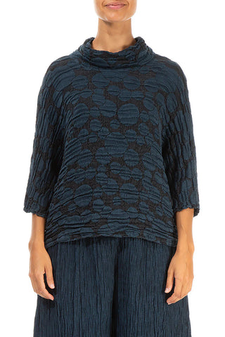 Circles Top in Teal (see swatch).