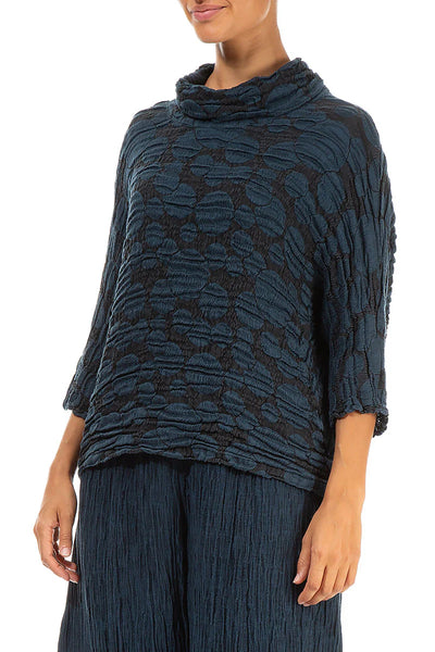 Circles Top in Teal (see swatch).
