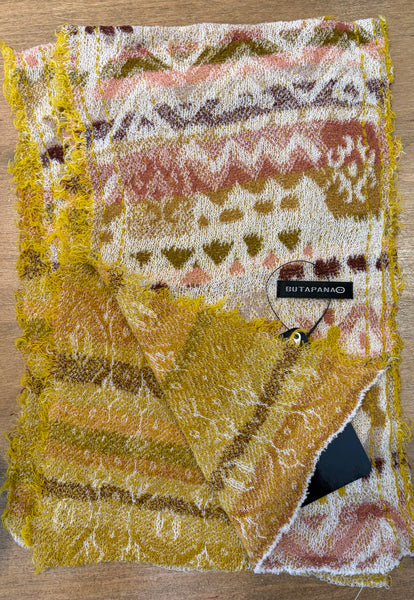 Japanese Pure Cotton Scarf in Baby Pink