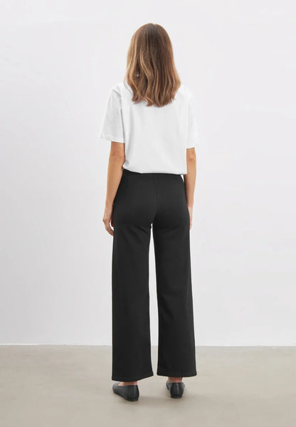 Donna Loose Short Length Denim Jeans Black