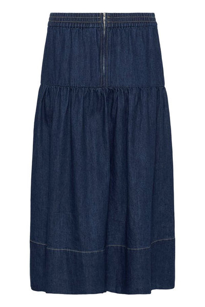 Nellia Denim Skirt Dark Blue