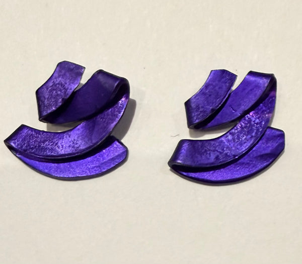 Zig Zag Stud in 3 Colours