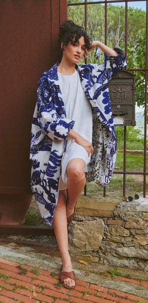 Artisan Coat in Blue Giant Willow