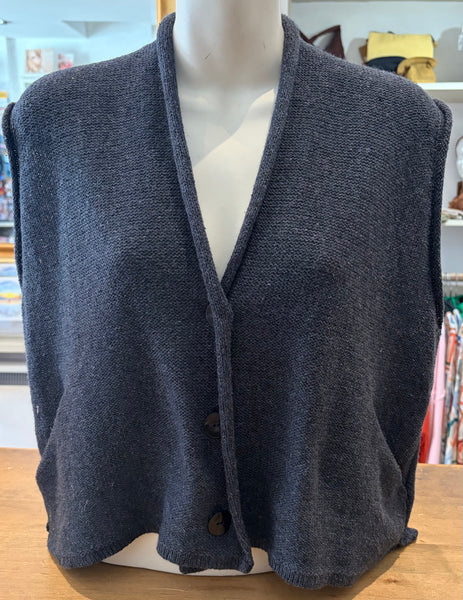 Norma Waistcoat Graphite and Shingle