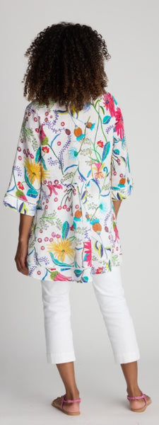 Wild Garden Linen Tunic