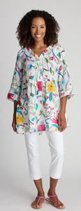 Wild Garden Linen Tunic