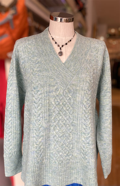 She's A Purla Sweater in Deep Sea