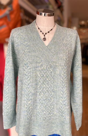 She's A Purla Sweater in Deep Sea