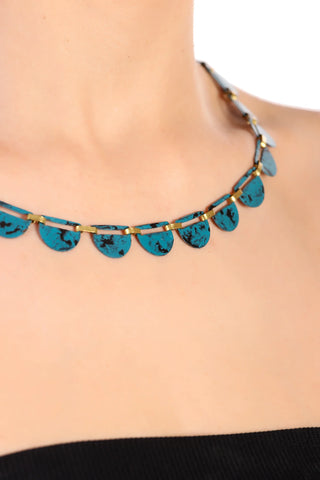 Ekta Necklace in Blue