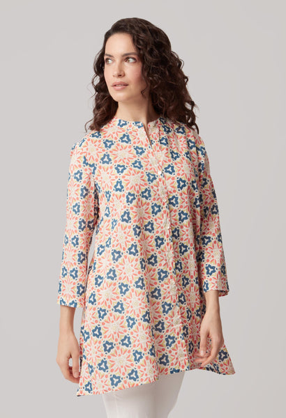 Lucia Tunic Stain Glass Print Multi