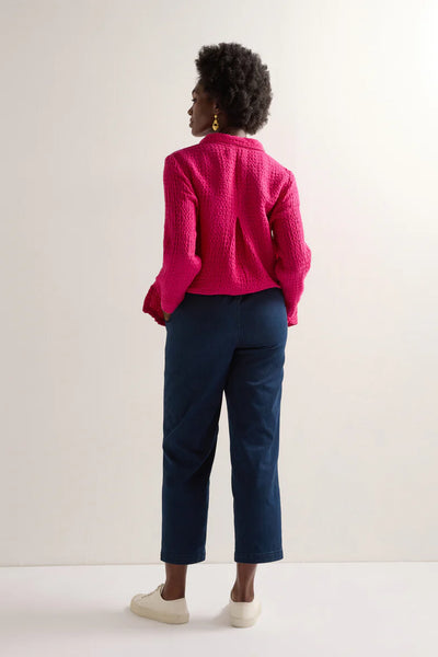 Stretch Straight Denim Trousers