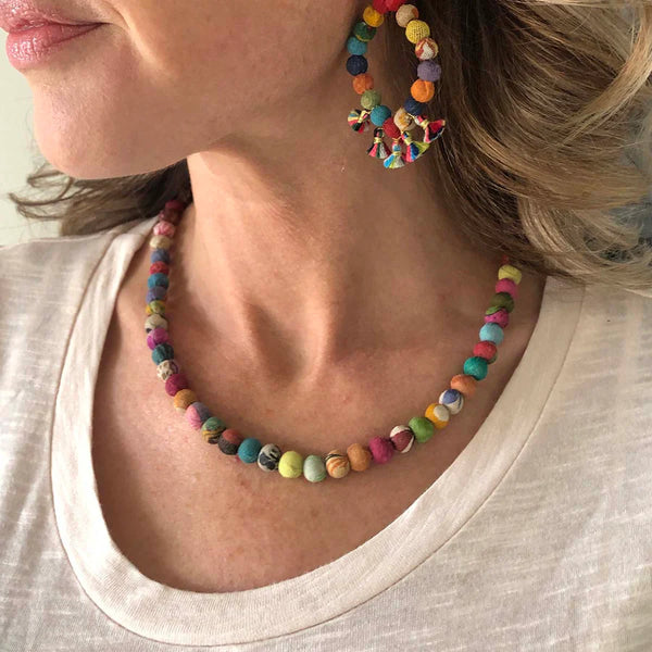Kantha Classic Strand Necklace
