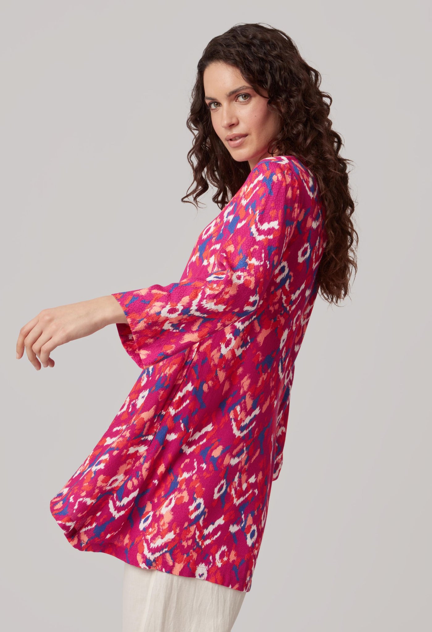 Panama Shirt Paradise Print Multi