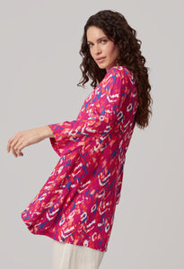 Panama Shirt Paradise Print Multi