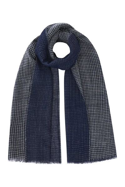 Potrt Issac Reversible Check Scarf