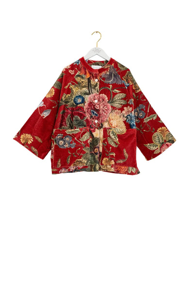 Primula Berry Velvet Jacket