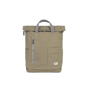 Camden P Medium Recycled Nylon in All Black an Taupe
