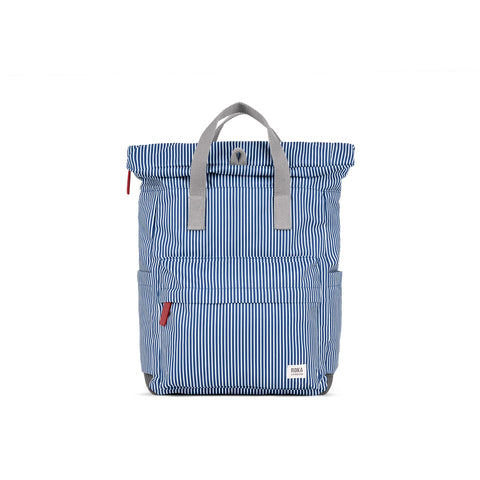 Canfield B Recycled Medium Canvas Backpack in Blue Hickory