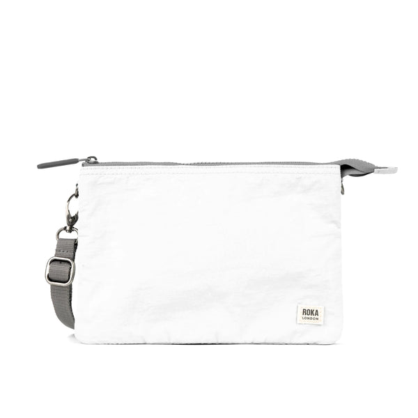 Carnaby Canvas XL Crossbody in Scarlet Leopard, Rooibos, Crisp Blue and Coconut
