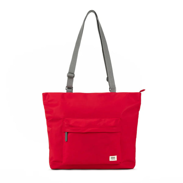 Trafalgar Tote Bag Recycled Nylon in Corn and Cranberry