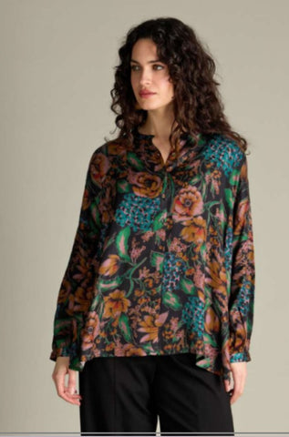 Autumn Hydrangea Shirt Multi