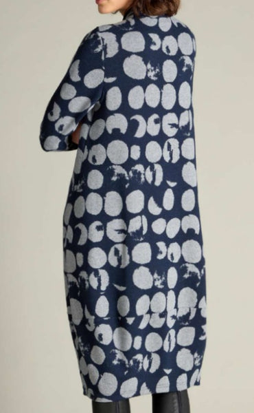 Textured Brush Spot Jersey Bubble Dress
